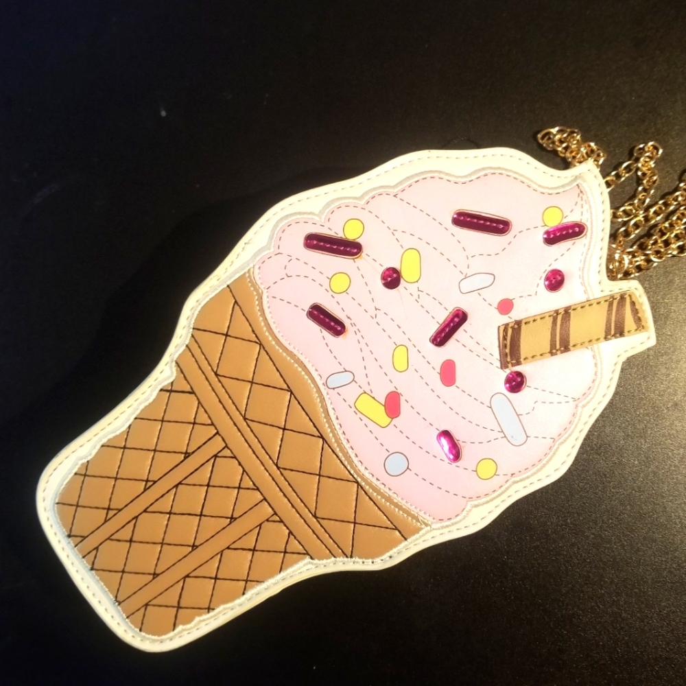 Ice Cream Cone chain purse